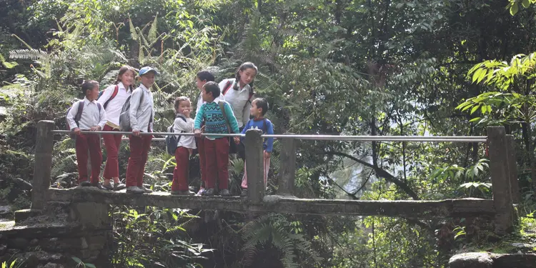 Kids going to School